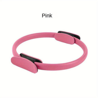 Yoga Pilates Ring For Home Exercise Resistance Elastic Gym Workout Monochrome Fitness Ring Body Str 6