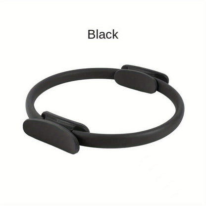 Yoga Pilates Ring For Home Exercise Resistance Elastic Gym Workout Monochrome Fitness Ring Body Str 7