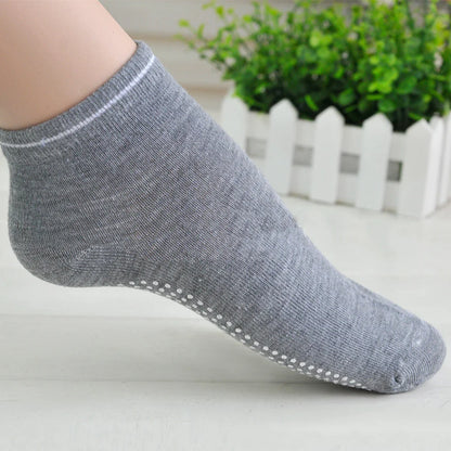 Breathable Cotton Women AntiSlip Yoga Socks Elastic Sports Trampoline Socks For Boys Girls  Women 2
