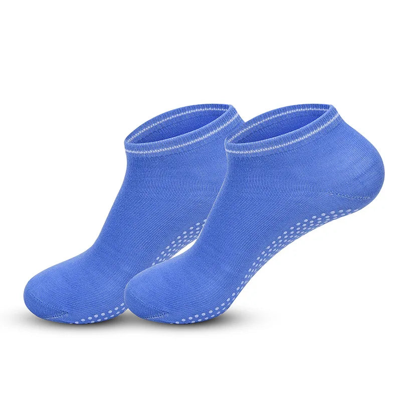 Breathable Cotton Women AntiSlip Yoga Socks Elastic Sports Trampoline Socks For Boys Girls  Women 5