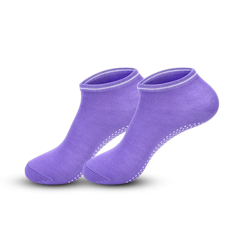 Breathable Cotton Women AntiSlip Yoga Socks Elastic Sports Trampoline Socks For Boys Girls  Women 8