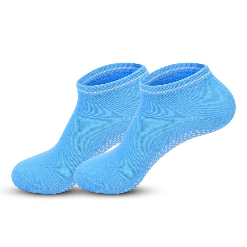 Breathable Cotton Women AntiSlip Yoga Socks Elastic Sports Trampoline Socks For Boys Girls  Women 10