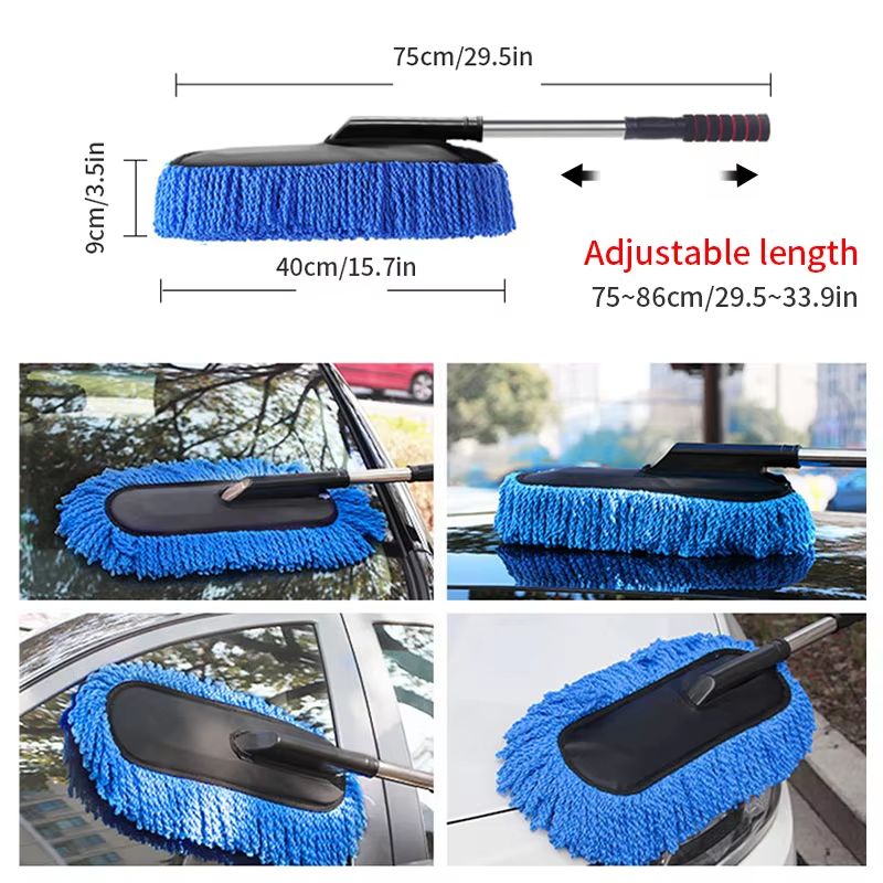 SEAMETAL Microfiber Car Wash Mop  Extendable Handle Auto Duster  Detailing Brush Kit For ScratchFre 1