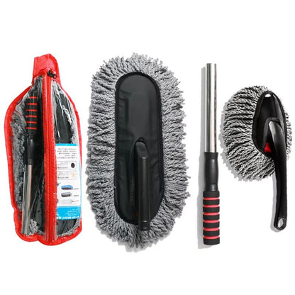 SEAMETAL Microfiber Car Wash Mop  Extendable Handle Auto Duster  Detailing Brush Kit For ScratchFre 6