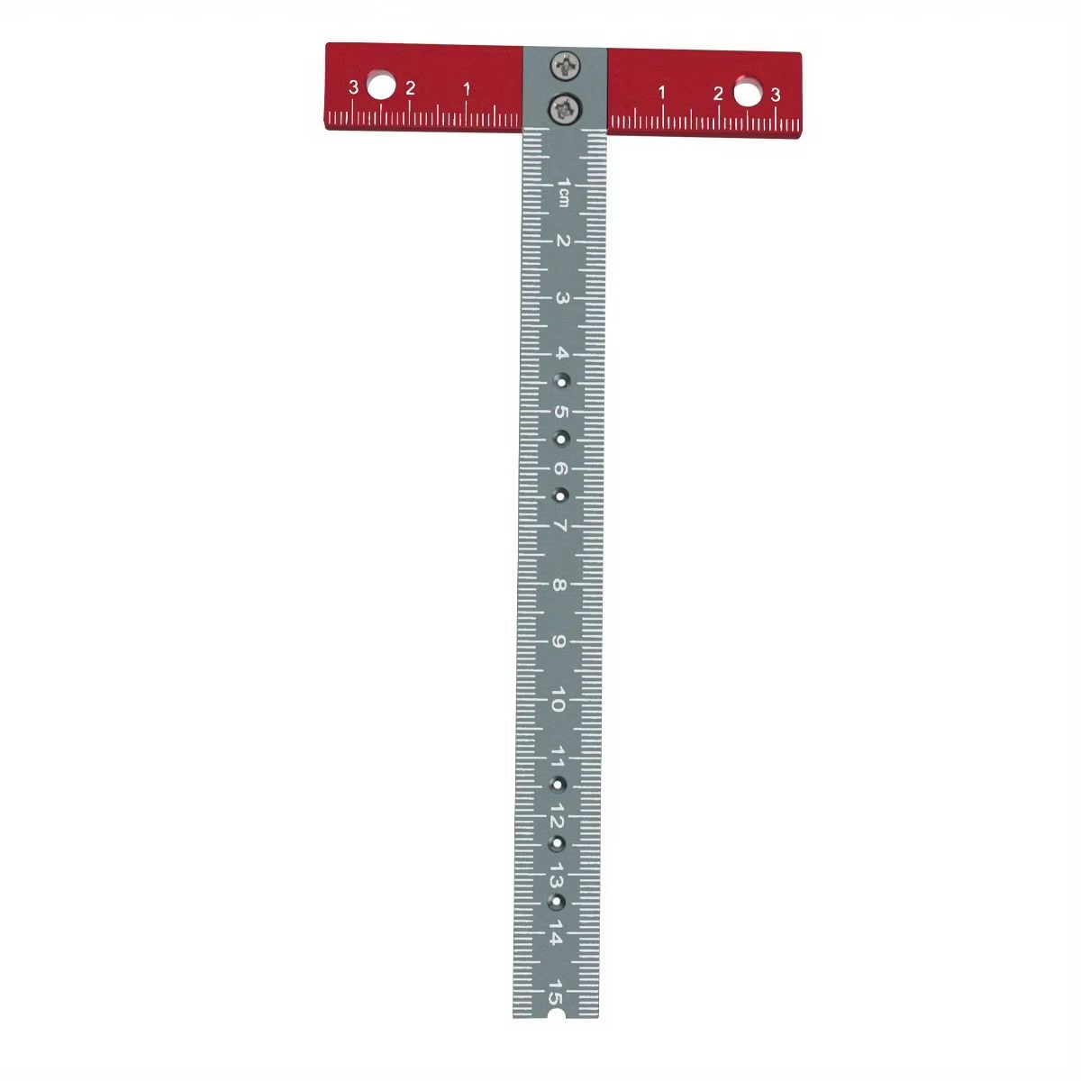 Aluminum T Square Positioning Ruler  170mm LaserPrinted Architect  Woodworking Measuring Tool For P 5