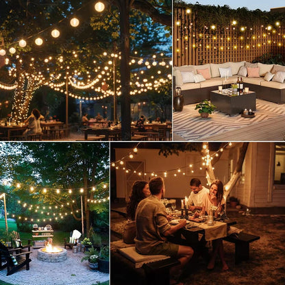 G40 Solar String Lights  Waterproof Outdoor Globe Lights For Garden Patio And Backyard Ambiance 5