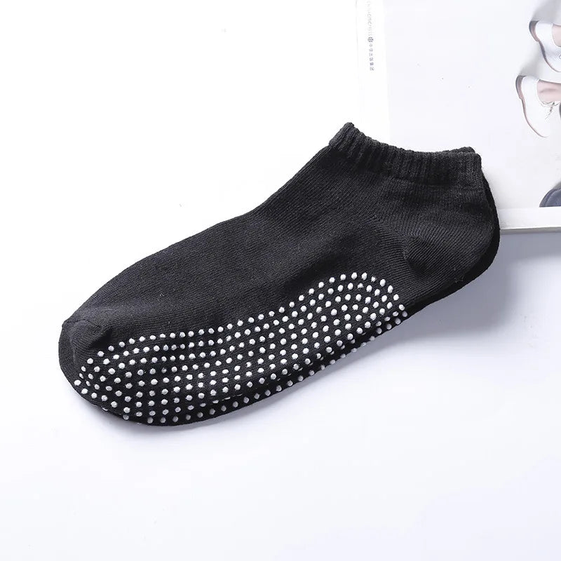 Mens Professional Silicone AntiSlip Yoga Socks Casual Breathable Sports Boat Socks Low Cut Ankle De 7