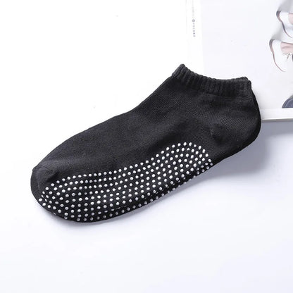 Mens Professional Silicone AntiSlip Yoga Socks Casual Breathable Sports Boat Socks Low Cut Ankle De 7