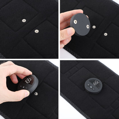 Smart Abdomen Muscle Stimulator EMS Pulse Body Massager Belt Waist Slimming Fat Burner Body Shaping 4