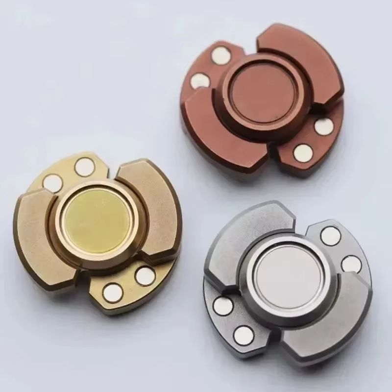Metal Magnetic Slider Hand Spinner  Compact EDC Fidget Toy For Stress Relief And Anxiety Reduction 5