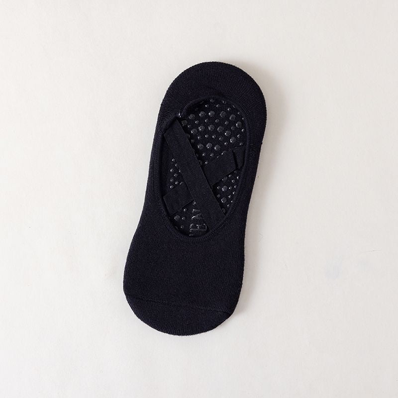 Womens Professional Yoga Socks, Anti-Slip Silicone Pilates & Fitness Socks, Breathable Cotton Gym Dance Sports Socks