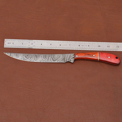Custom Damascus Steel Kitchen Knife  Sharp 7 Blade For Professional Use 2