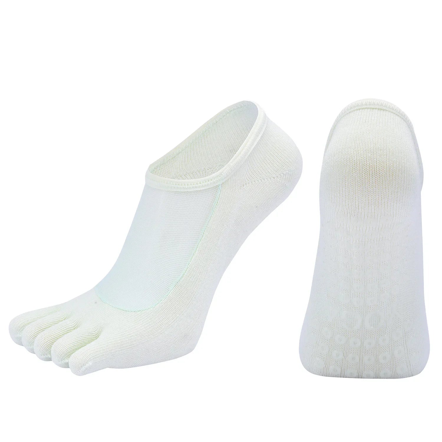 Professional Five Toes Pilates Socks Mesh Breathable Silicone NonSlip Yoga  Dance Socks For Women 10