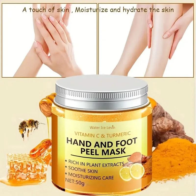 Vitamin C And Turmeric Hand Wax Mask For Hands And Feet 3
