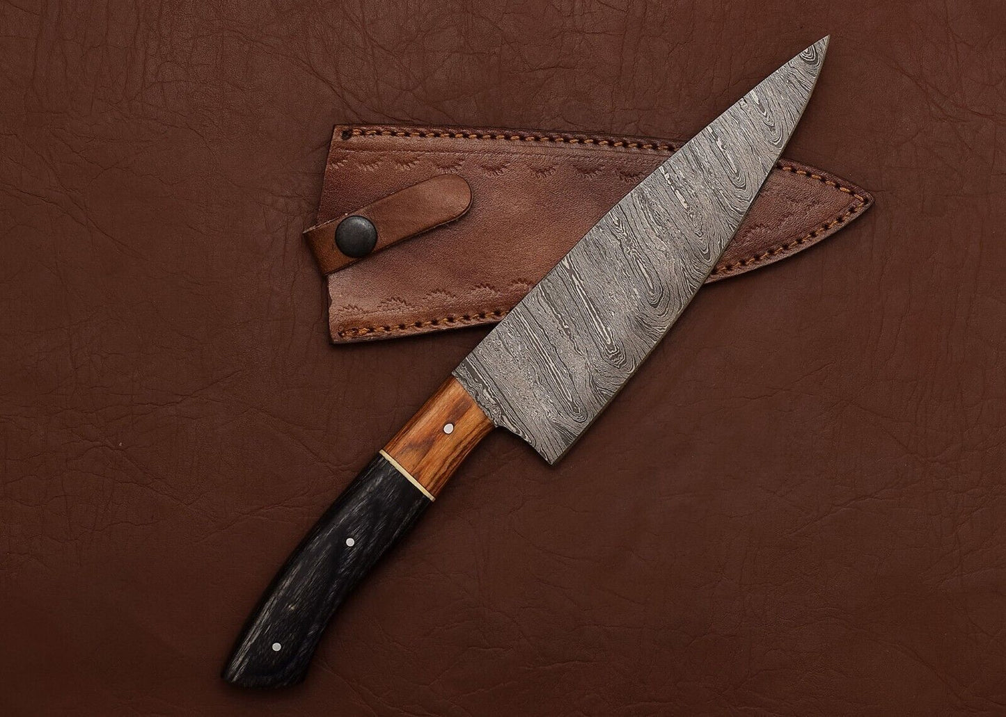 HandForged Damascus Steel Chef Knife  Razor Sharp Fillet Blade For Precision Work 1
