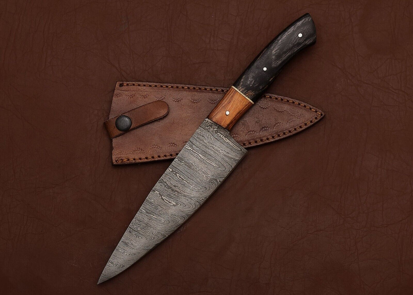 HandForged Damascus Steel Chef Knife  Razor Sharp Fillet Blade For Precision Work 2