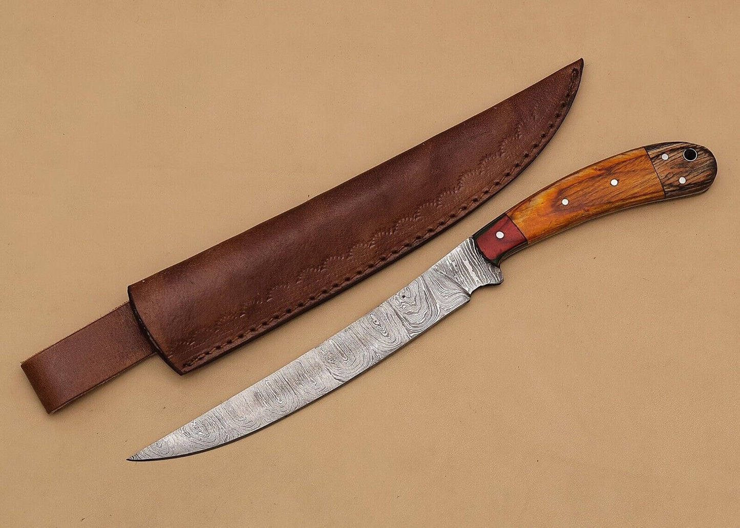 Culinary Forge Damascus Steel Knife  Precision Fillet Blade For True Chefs 2