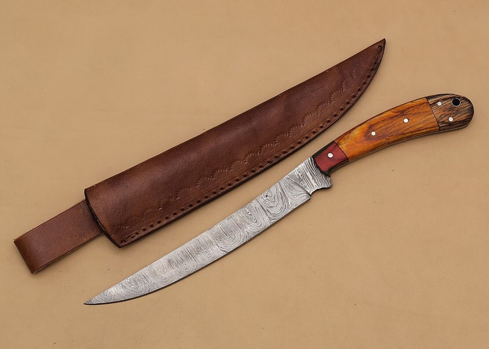 Culinary Forge Damascus Steel Knife  Precision Fillet Blade For True Chefs 2