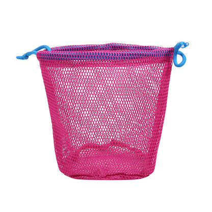 Drawstring Storage Pouch Bag, Nylon Mesh Travel Makeup Bag, Multi Purpose Organizer for Digital Products