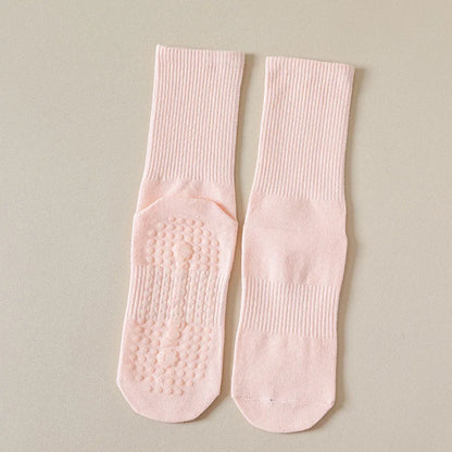 Professional NonSlip Pilates Socks For Women Breathable Cotton Yoga Socks For Gym Dance And Fitness 5