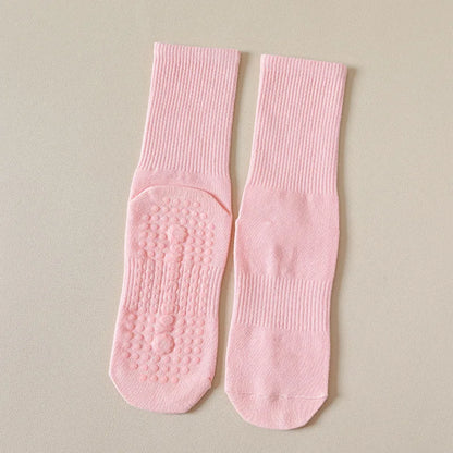 Professional NonSlip Pilates Socks For Women Breathable Cotton Yoga Socks For Gym Dance And Fitness 6