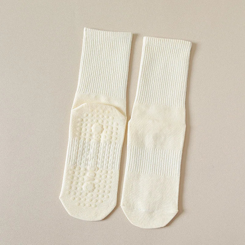 Professional NonSlip Pilates Socks For Women Breathable Cotton Yoga Socks For Gym Dance And Fitness 7