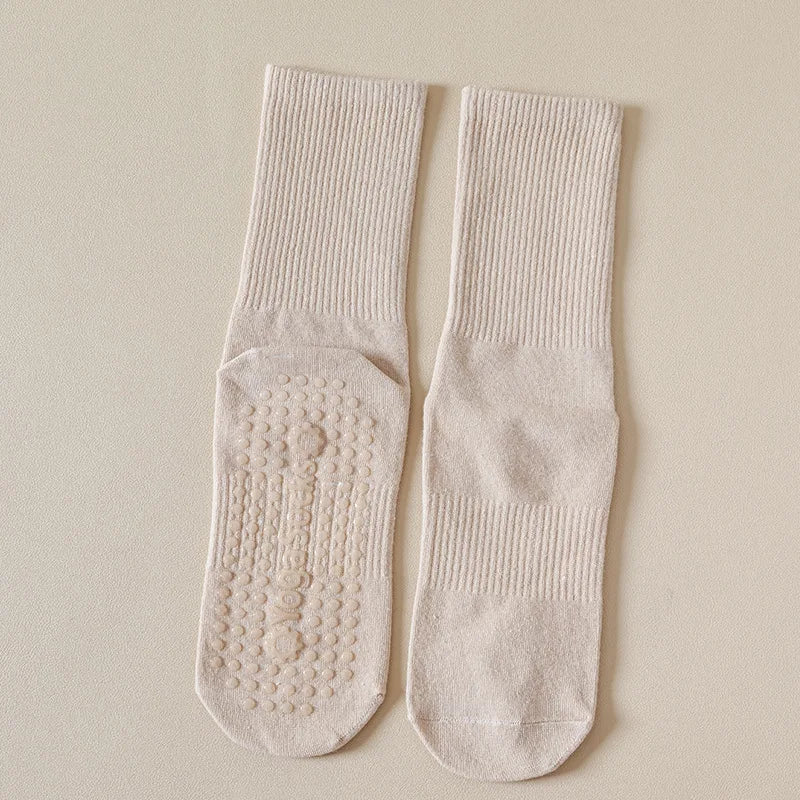 Professional NonSlip Pilates Socks For Women Breathable Cotton Yoga Socks For Gym Dance And Fitness 8