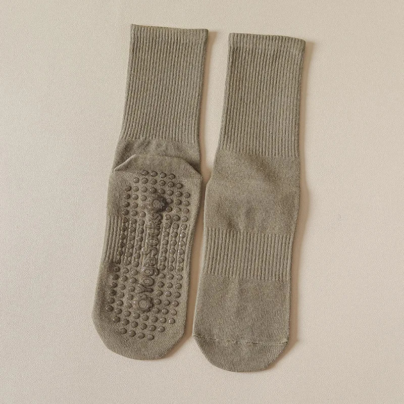 Professional NonSlip Pilates Socks For Women Breathable Cotton Yoga Socks For Gym Dance And Fitness 9