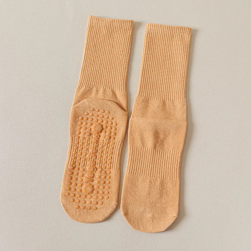 Professional NonSlip Pilates Socks For Women Breathable Cotton Yoga Socks For Gym Dance And Fitness 10