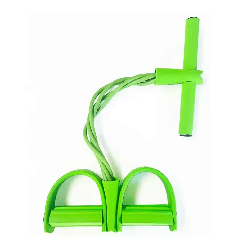 FlexCore 4 Tube Pedal Resistance Band Full Body Fitness Trainer 4