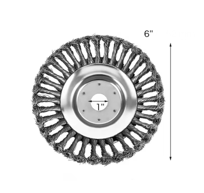 SteelPro Universal Weed Brush Head For Lawn Mowers And Grass Trimmers 2