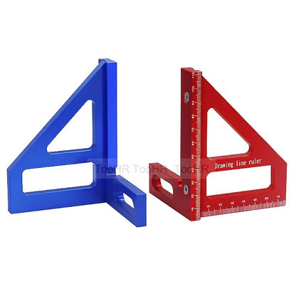 Precision Aluminum Alloy Woodworking Square Protractor  HighAccuracy Miter Triangle Ruler For Engin 3