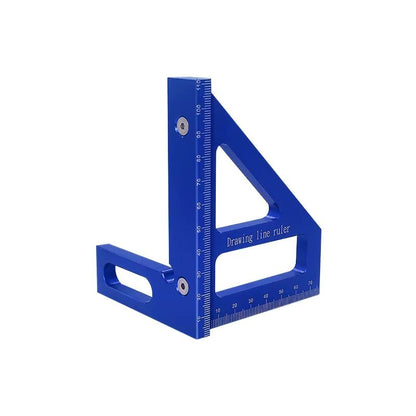 Precision Aluminum Alloy Woodworking Square Protractor  HighAccuracy Miter Triangle Ruler For Engin 7