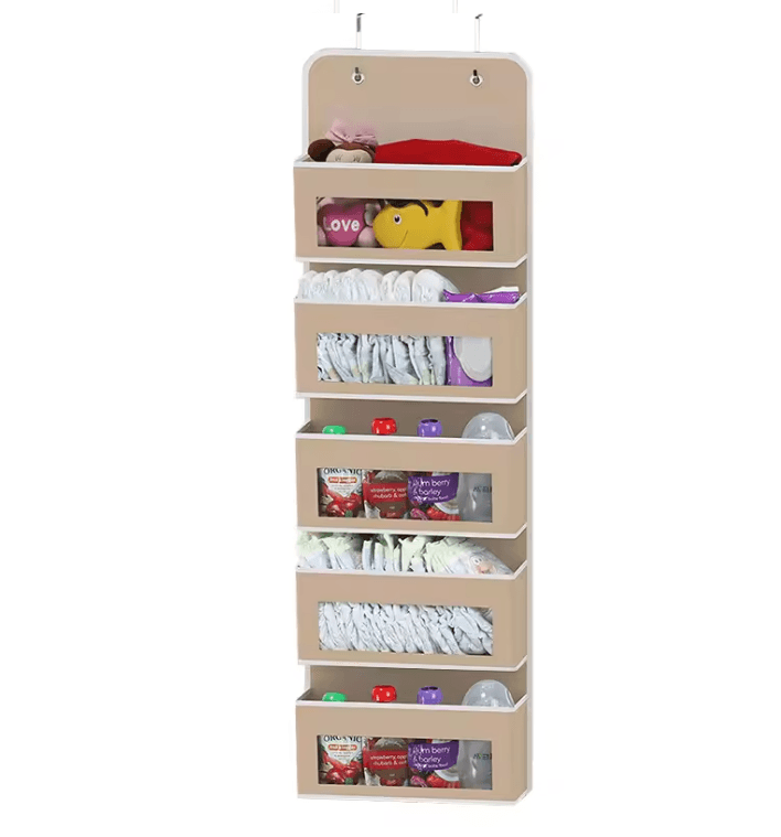 NeatNest 5 Shelf Hanging Door Storage Organizer With Large Pockets 4