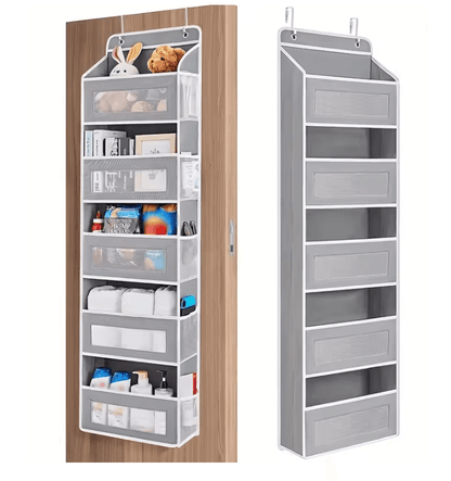 NeatNest 5 Shelf Hanging Door Storage Organizer With Large Pockets 7