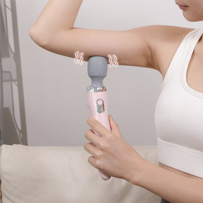Vibrating Massage Stick, Portable Handheld Massager USB Charging, Neck Back Legs Waist Foot Relaxation