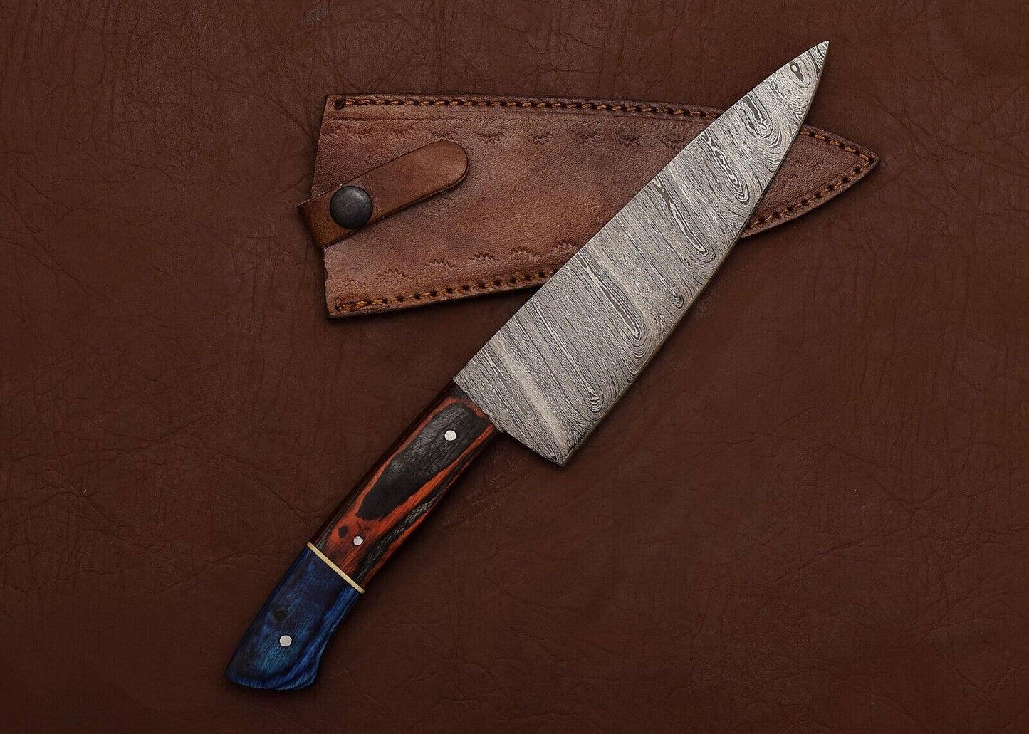 Forged Beauty Damascus Fillet Knife  Chef Tool Crafted With Passion 1