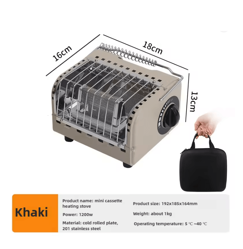 HeatMate Portable Mini Gas Camping Heater And Stove 3