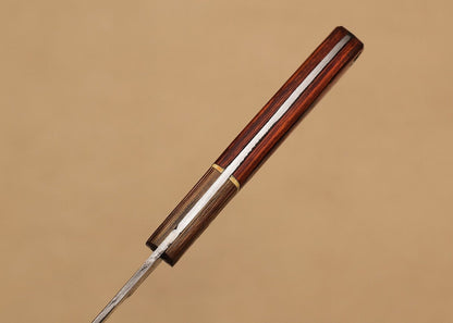 Damascus Precision Edge Knife  Handmade Fillet Tool For Culinary Masters 3
