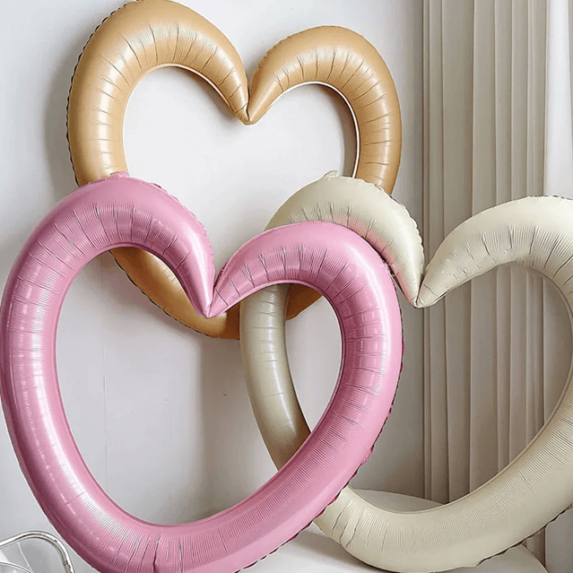HeartGlow Happy Birthday Photo Frame Balloon Set With Bowknot Decor 1
