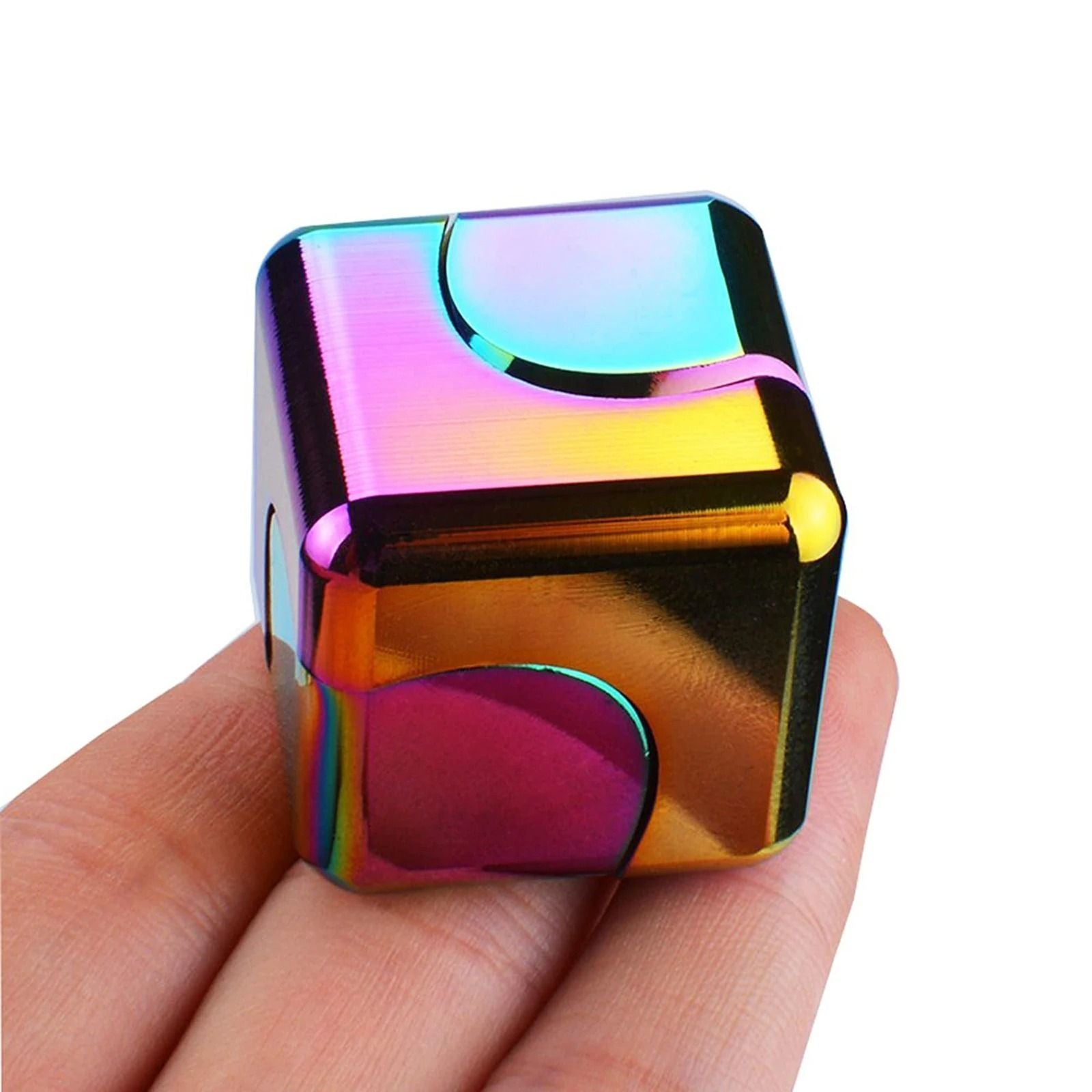 Metal Cube Fidget Spinner 1
