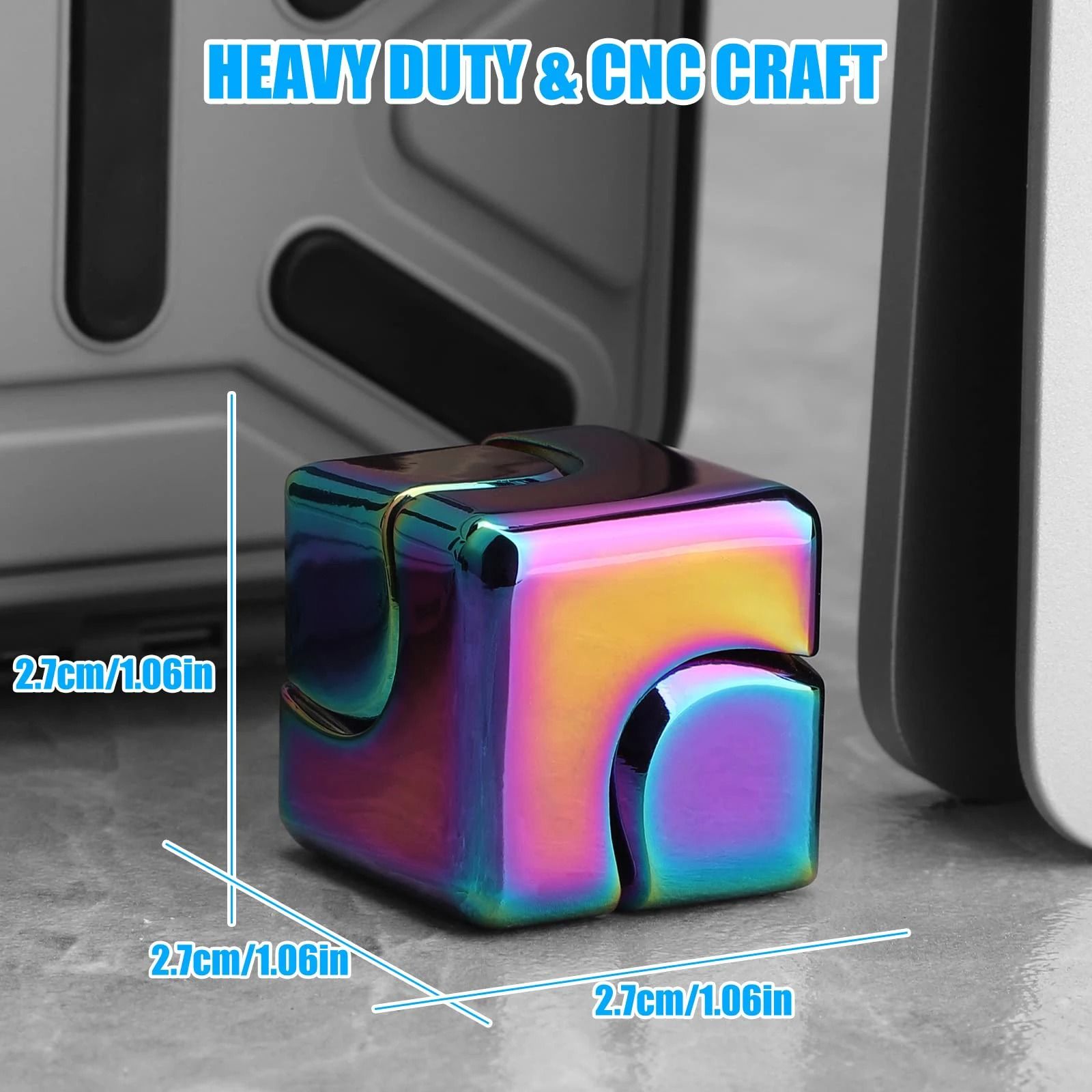 Metal Cube Fidget Spinner 2