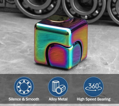 Metal Cube Fidget Spinner 4
