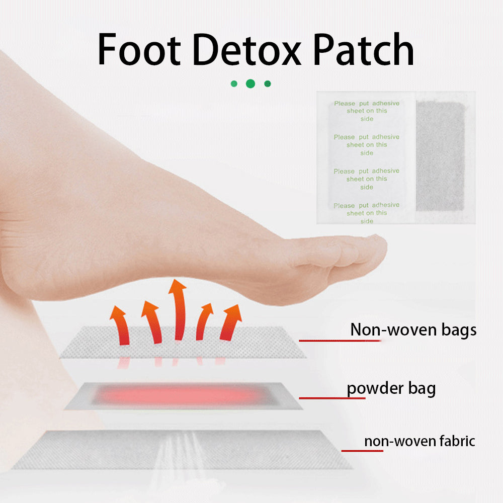Foot Pad Body Toxins Cleansing Help Sleeping Detox Foot Patches Foot Massage Patch Running Yoga Car 4