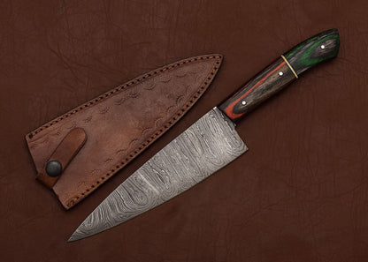 Damascus Steel Mastercraft Knife  Perfect For Kitchen Hunting  Survival 2