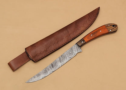 Damascus Glory  Handmade Chef Fillet Knife For Professional  Home Kitchens 2