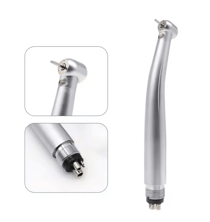 LumiDent LED Dental High Speed Handpiece With Ceramic Bearings And Push Button Design 5