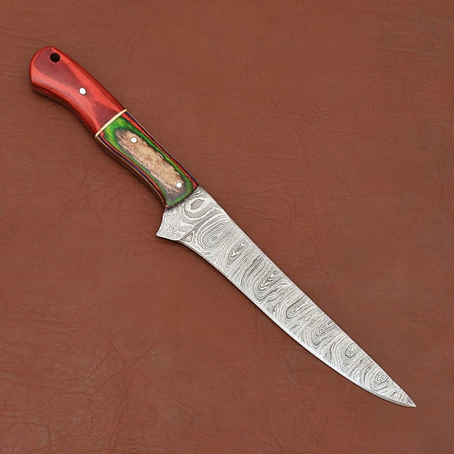 Damascus Forge Elite Knife  Custom Handmade Chef Fillet Tool 1