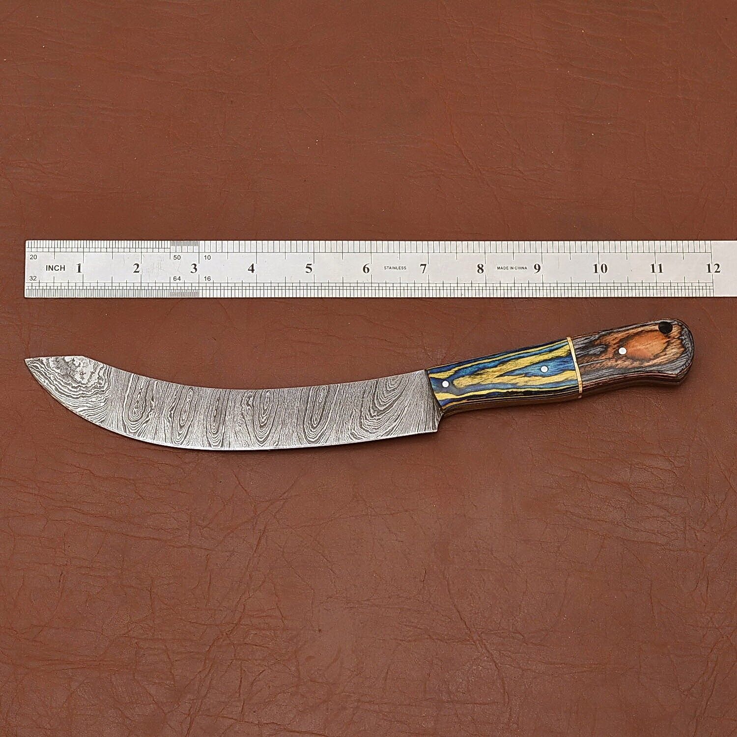 Damascus Horizon Fillet Knife  Elegant 12 Blade For Kitchen Or Field 2