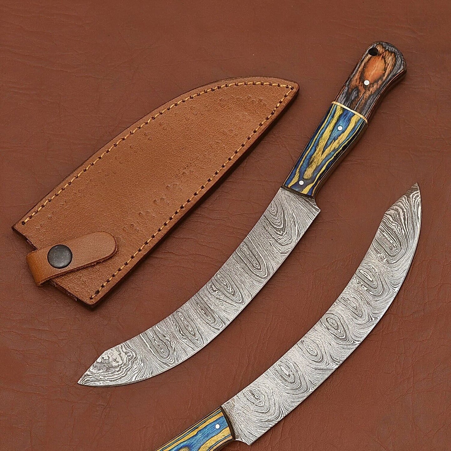 Damascus Horizon Fillet Knife – Elegant 12" Blade for Kitchen or Field
